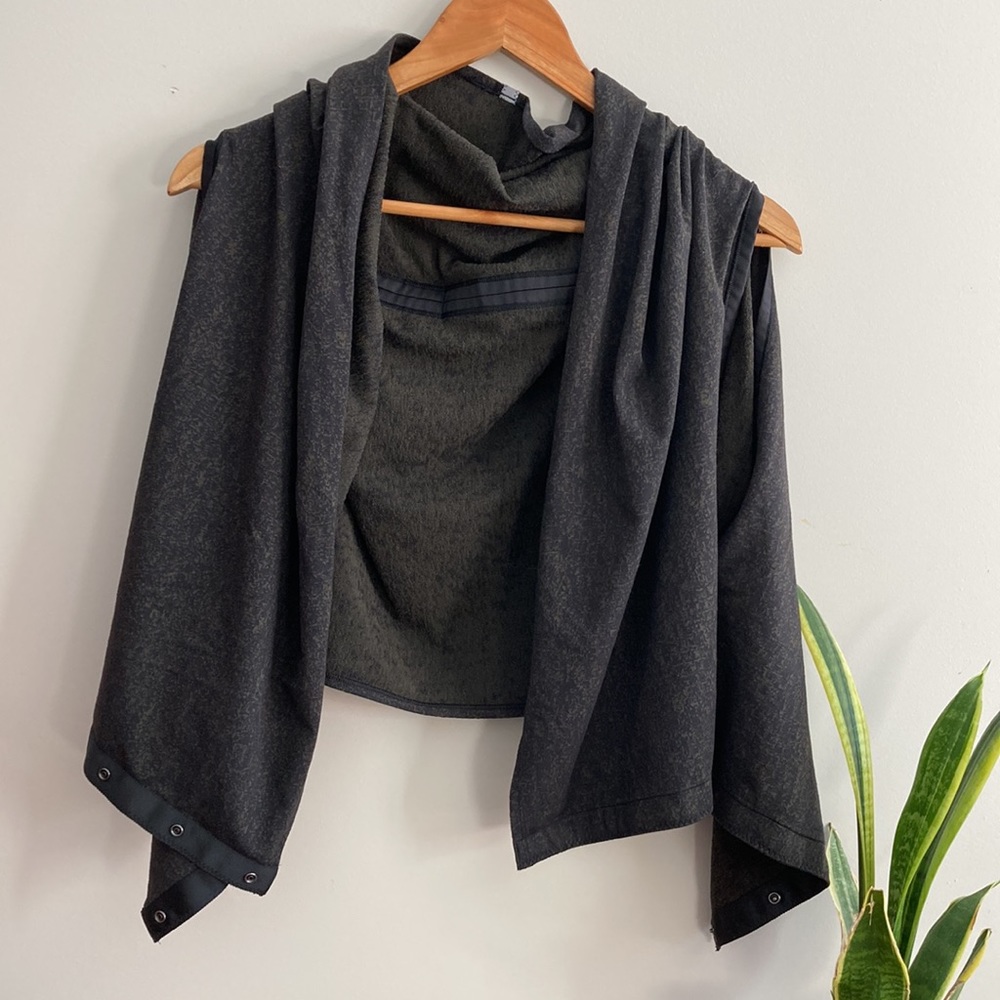 Lululemon Button Scarf/Shawl with Arm Holes